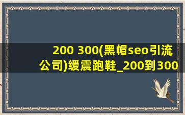 200 300(黑帽seo引流公司)缓震跑鞋_200到300的跑鞋推荐缓震